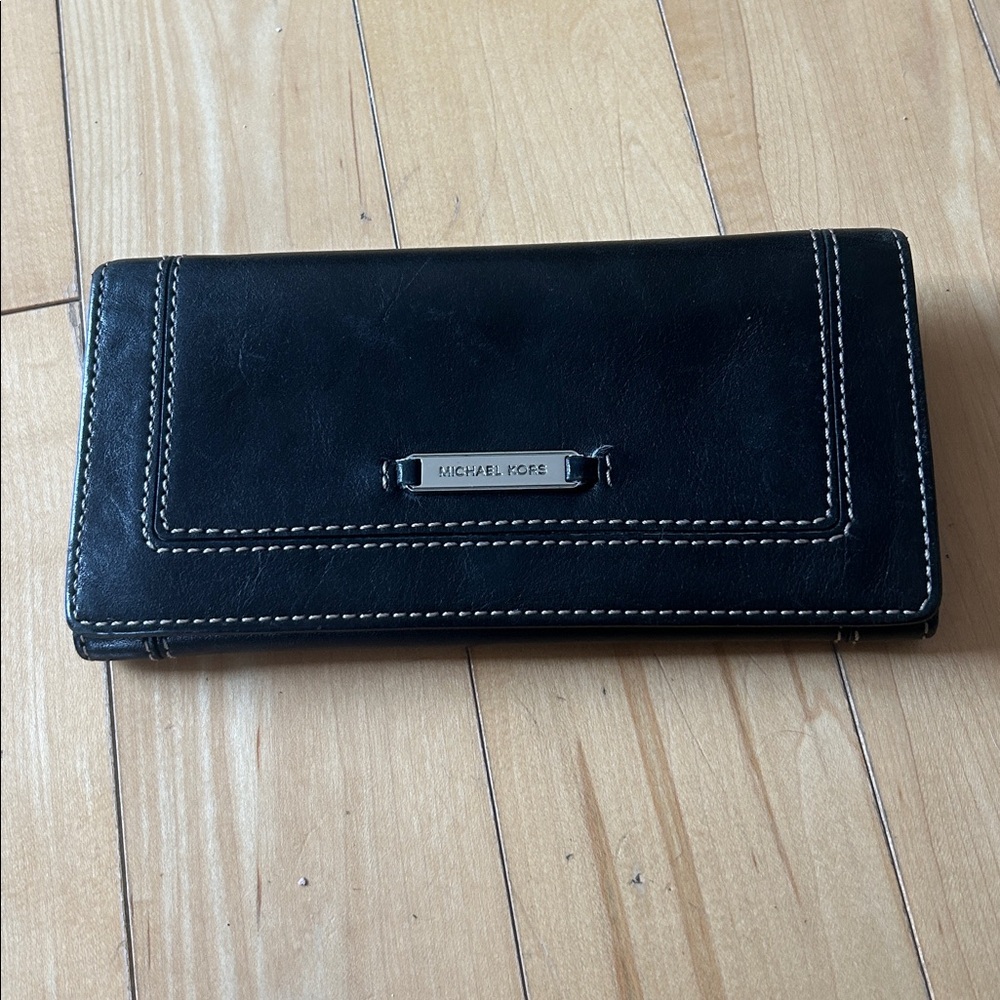 Michael Kors Black Leather Wallet